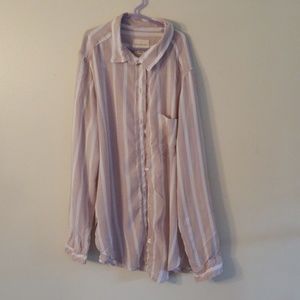 American Eagle stripe button down